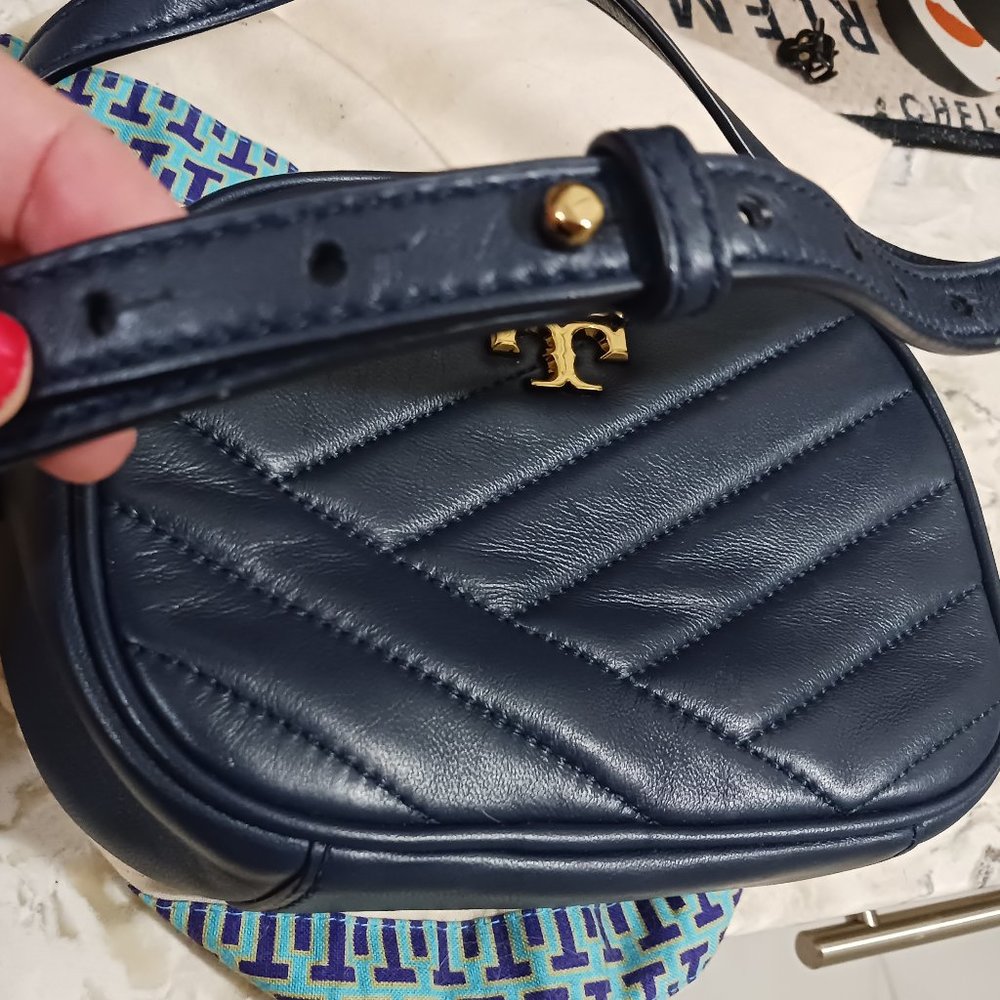 Tory burch  navy blue crossbody bag